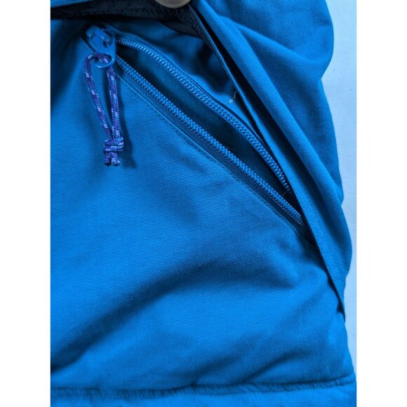 Columbia Womens Medium Blue Black Heavyweight Winter Jacket Lined Full Zip Coat - Picture 10 of 15